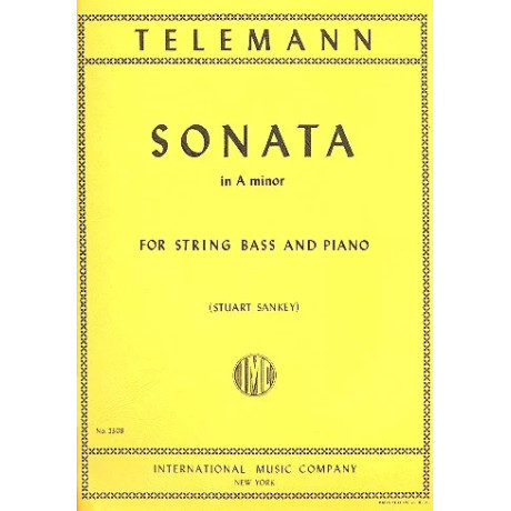 Telemann - Sonata in La Minore per C.Basso e Piano