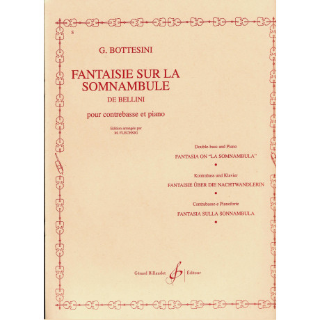 Bottesini - Fantasia sulla sonnambula di Bellini per C.Basso e Piano
