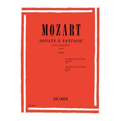 Mozart - Sonate e Fantasie 2°Vol. per Pianoforte