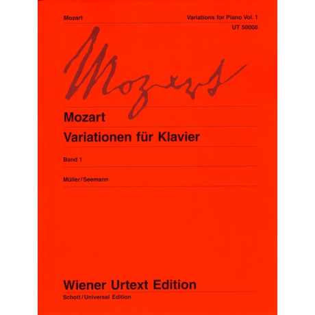Mozart -  Variazioni Vol.1 per Pianoforte
