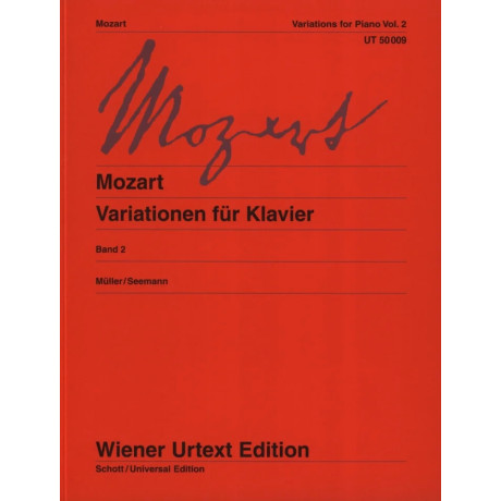Mozart -  Variazioni Vol.2 per Pianoforte