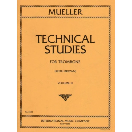 Robert Müller - Technical Studies - Volume 3