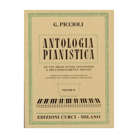 Piccioli - Antologia Pianistica 2° Vol. per Pianoforte