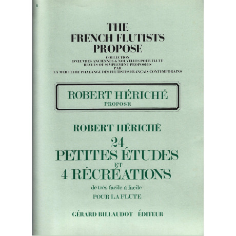 Hériché -  24 Piccoli Studi Per Flauto