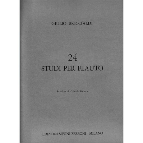 Briccialdi - 24 Studi Per Flauto