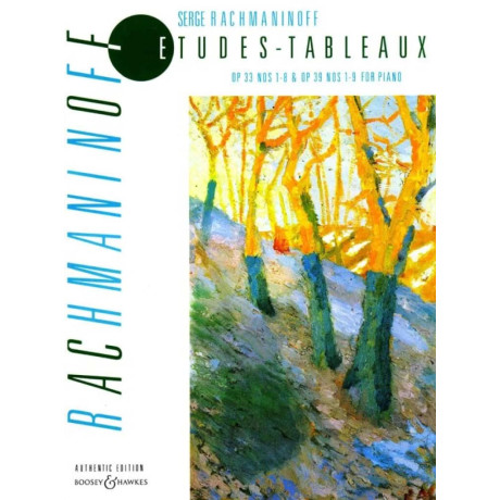 Rachmaninoff - Etudes-Tableaux Op.33 n.1-8 Op.39 per Pianoforte