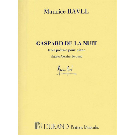 Ravel - Gaspard de la Nuit per Pianoforte