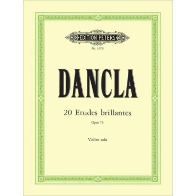 Charles Dancla - 20 Studi brillanti per violino op. 73