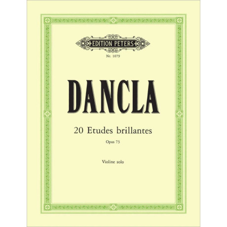 Charles Dancla - 20 Brilliant Studies for Violin Op. 73