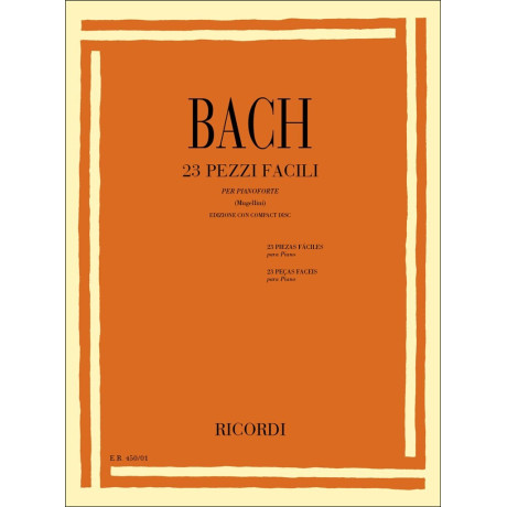 Bach - 23 Pezzi Facili Per Pianoforte