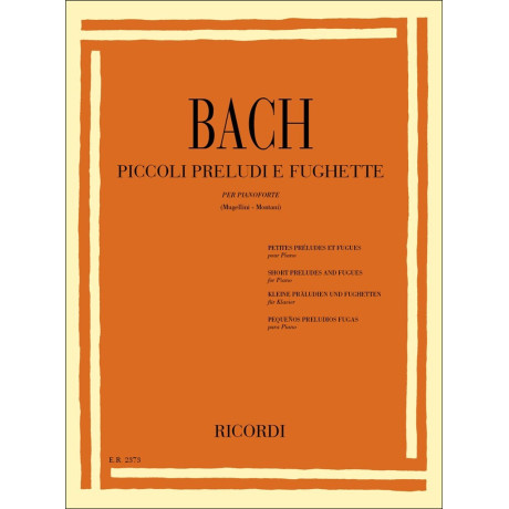 Bach - Piccoli Preludi e Fughette Per Pianoforte