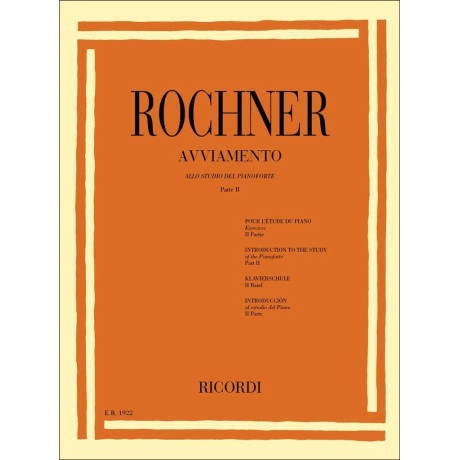 Rochner - Avviamento allo studio del Pianoforte Vol.2