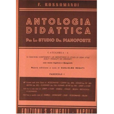 Rossomandi - Antologia didattica - Cat. A Fasc.  1