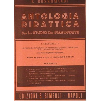 Rossomandi - Antologia didattica - Cat. A Fasc.  2