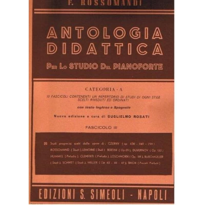 Rossomandi - Antologia didattica - Cat. A Fasc.  3