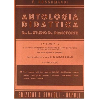 Rossomandi - Antologia didattica - Cat. A Fasc.  4