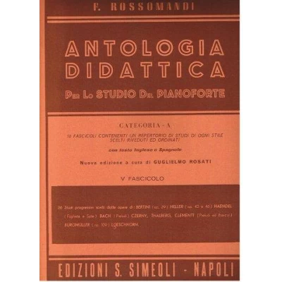 Rossomandi - Antologia didattica - Cat. A Fasc.  5