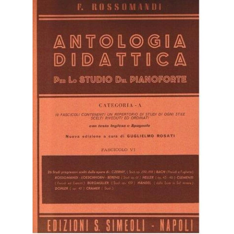 Rossomandi - Antologia didattica - Cat. A Fasc.  6