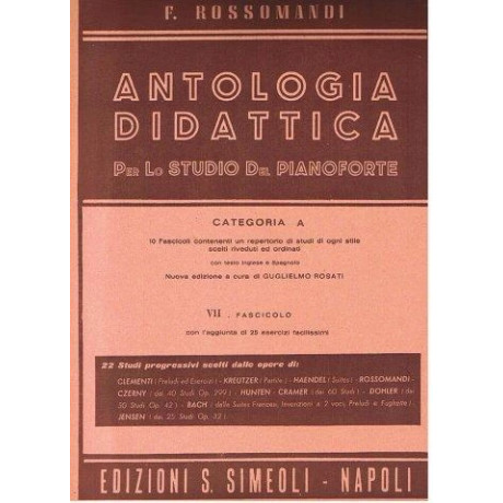 Rossomandi - Antologia didattica - Cat. A Fasc.  7