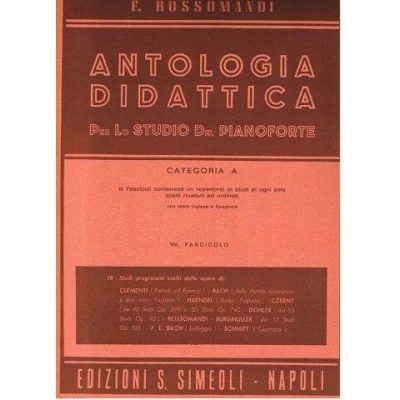 Rossomandi - Antologia didattica - Cat. A Fasc.  8