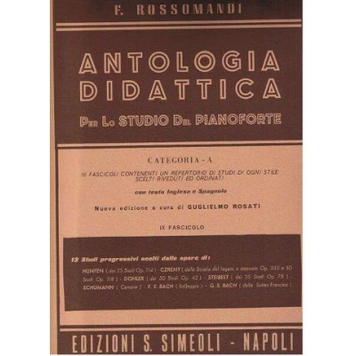 Rossomandi - Antologia didattica - Cat. A Fasc.  9