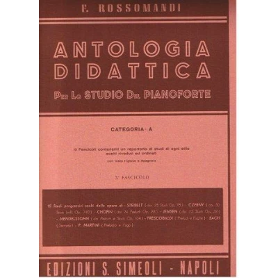 Rossomandi - Antologia didattica - Cat. A Fasc. 10