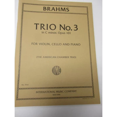 Brahms - Trio n.3 in Do Minore Op.101 per Violino Violoncello e Piano