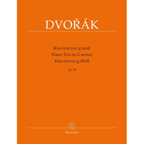 Dvorak - Trio in Sol Minore Op.26 per Violino Violoncello e Piano