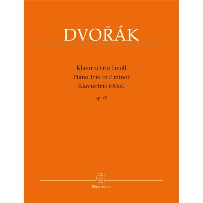 Dvorak - Trio in Fa Minore Op.65 per Violino Violoncello e Piano