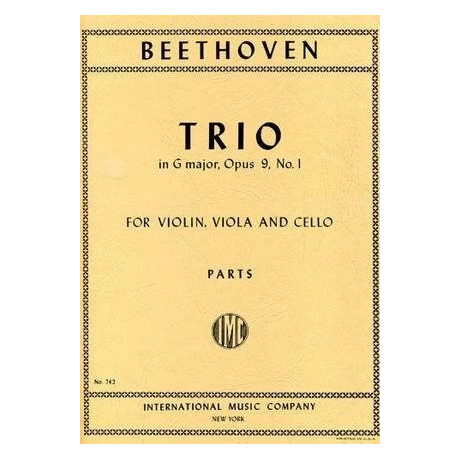 Beethoven - Trio in Sol Maggiore Op.9 n.1 per  Violino Viola e Violoncello