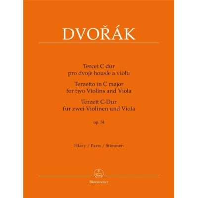 Dvorak - Terzetto in Do Maggiore Op.74 per 2 Violini e Viola