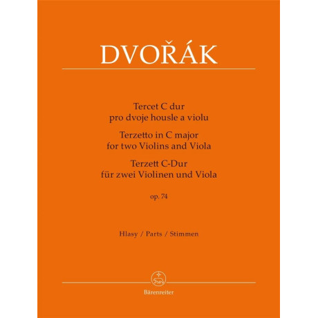 Dvorak - Terzetto in Do Maggiore Op.74 per 2 Violini e Viola