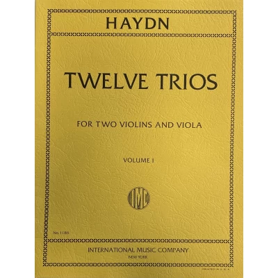 Haydn - 12 Trii Vol. 1 per 2 Violini e Viola