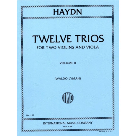 Haydn - 12 Trii Vol. 2 per 2 Violini e Viola