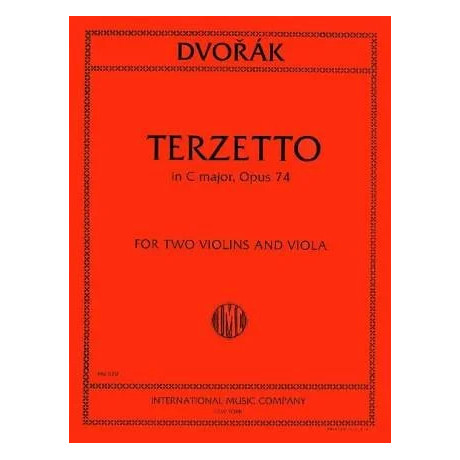 Dvorak - Terzetto in Do Maggiore Op.74 per 2 Violini e Viola