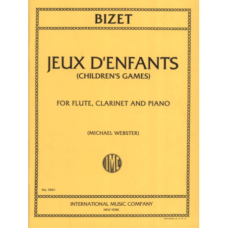 Bizet - Giochi D'Infanzia per Flauto Clarinetto e Piano