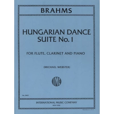 Brahms - Danze Ungheresi Suite n.1 per Flauto Clarinetto e Piano