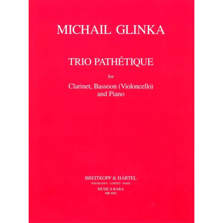 Glinka - Trio Pathètique per  Clarinetto Fagotto (Cello) e Piano