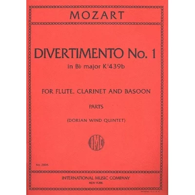 Mozart - Divertimento n.1 per Flauto Clarinetto e Fagotto