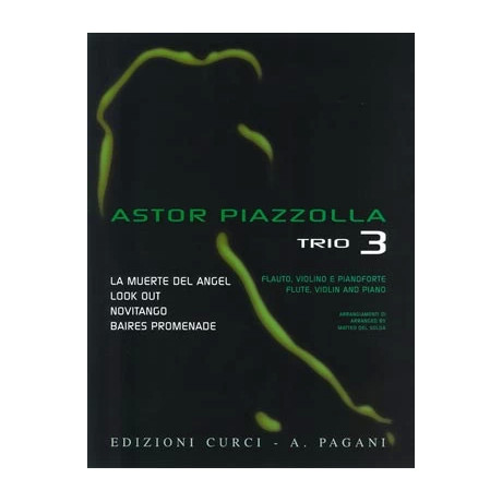 Piazzolla - Piazzolla for Trio 3 per Flauto Violino e Pianoforte