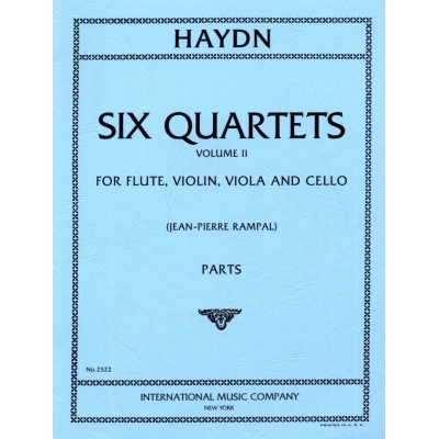 Haydn - 6 Quartetti Vol.2 per Flauto Violino Viola e Violoncello