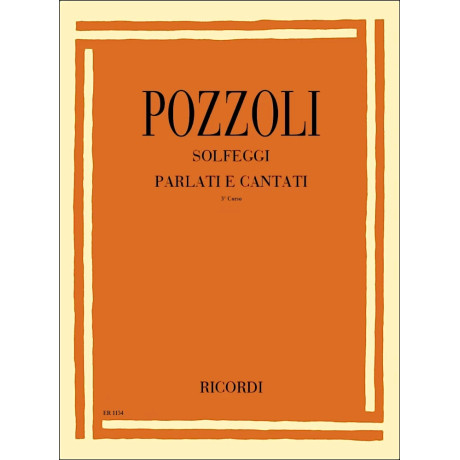 Ettore Pozzoli - Solfeggi parlati e cantati - Terzo corso