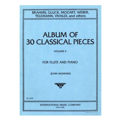 Album di 30 Pezzi Classici Per Flauto e Piano Vol.2°