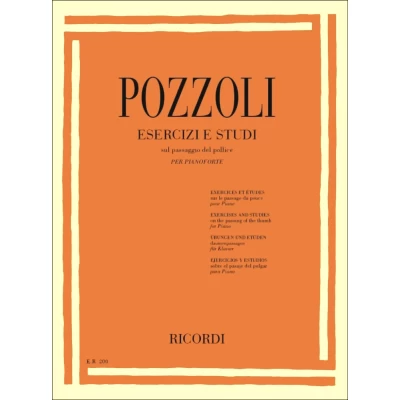 Ettore Pozzoli - Esercizi e studi sul passaggio del pollice