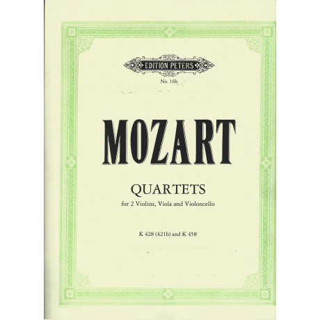 Mozart -  Quartetto per Archi K 428 (421b) e K 458