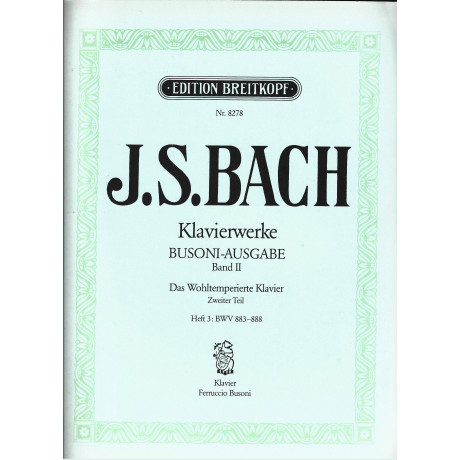 Bach/Busoni - Il Clavicembalo Ben Temperato 2°p.3