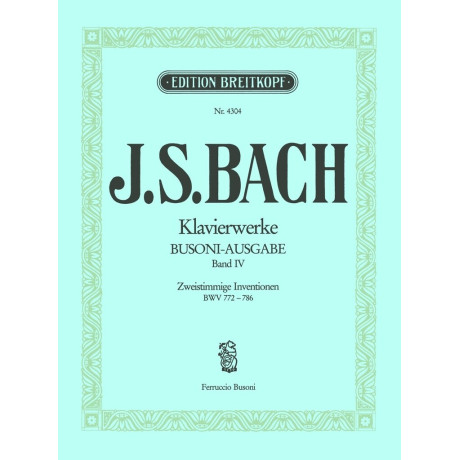 Bach/Busoni Invenzioni a 2 Voci Per Pianoforte
