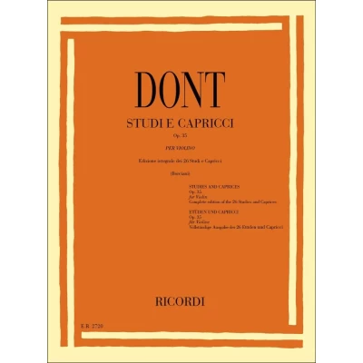 Dont - Studi e capricci per violino op. 35