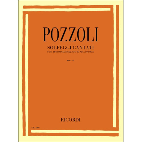 Ettore Pozzoli - Solfeggi cantati con accompagnamento di pianoforte - Secondo corso