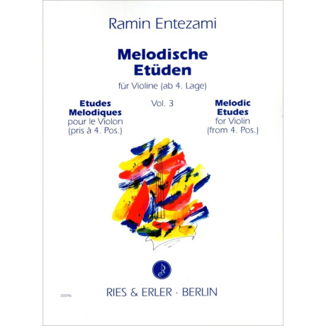 Ramin Entezami - Melodic Etudes for Violin - Volume 3